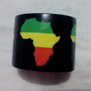 Africa Map Cuff Bracelet NWOT